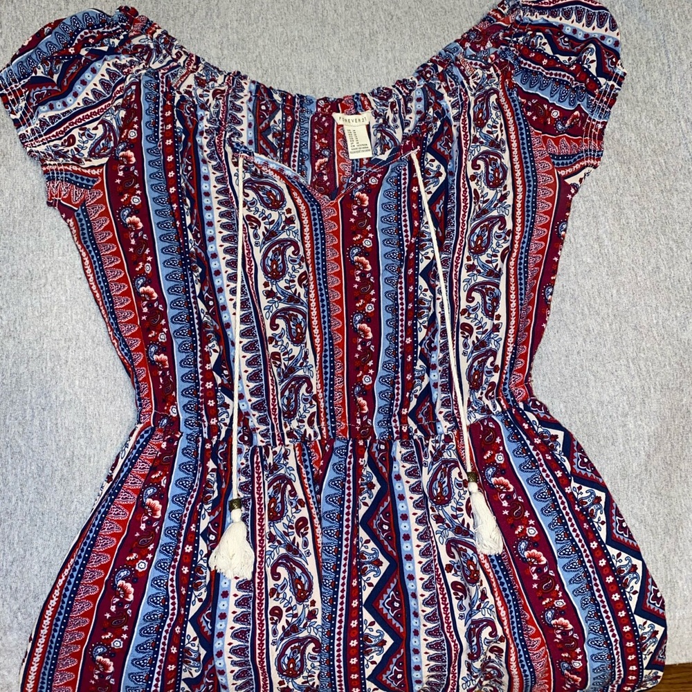 Forever 21 patterned dress